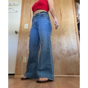 American Eagle Outfitters Light Blue Flare Jeans